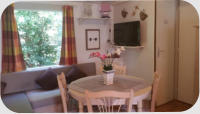 Salon mit LED TV