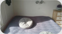 Schlafzimmer mit franz. Bett